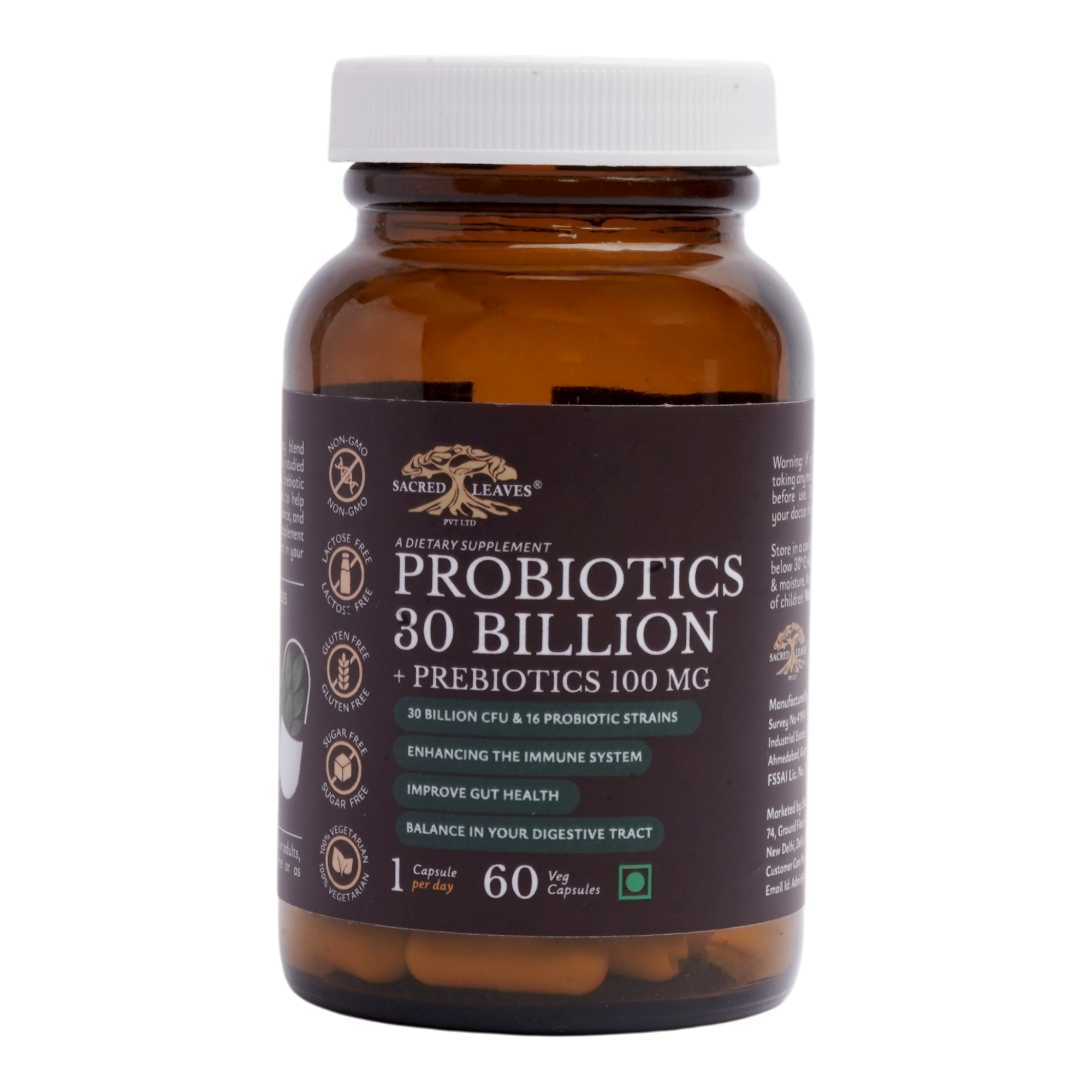 PROBIOTICS 100MG CAPS (digestive balance)